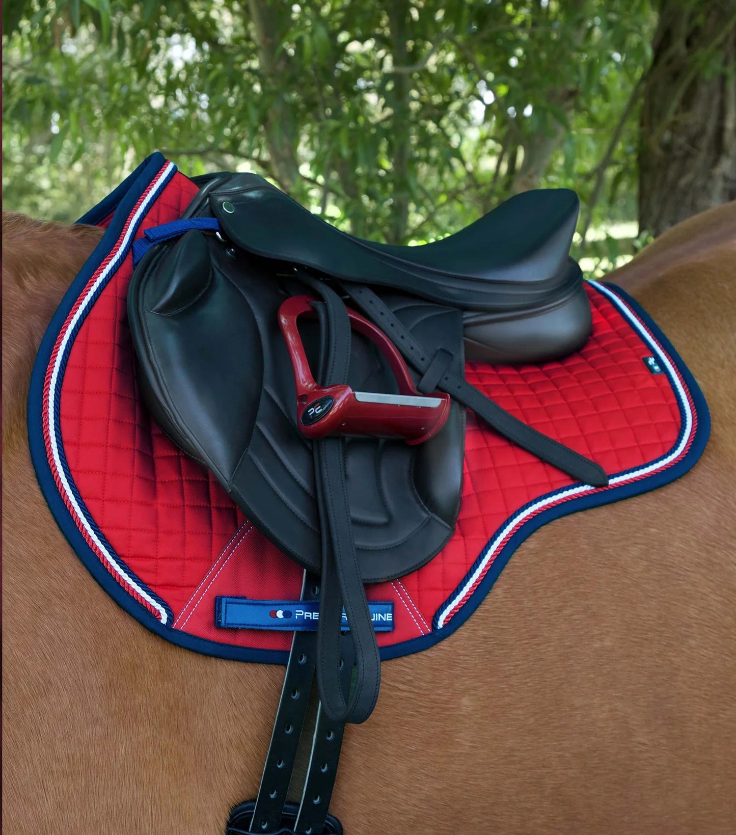 Premier Equine European Cotton Saddle Pad (GP/Jump Square)