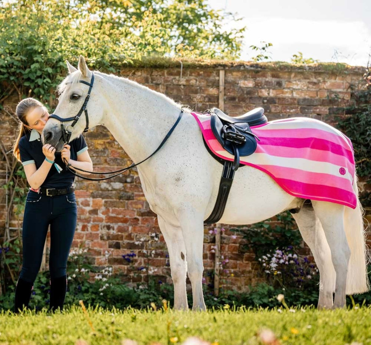 Horseware Newmarket Excercise Sheet - Whitney Pink