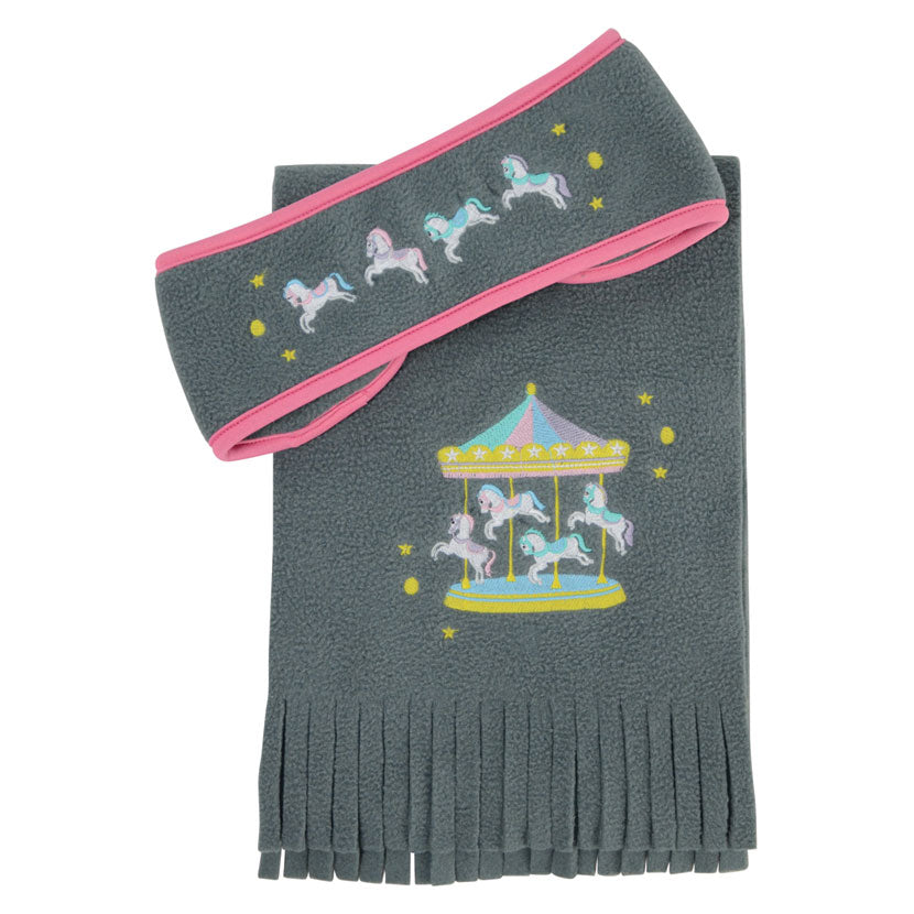 HY Merry Go Round Head Band and Scarf Set by Little Rider
