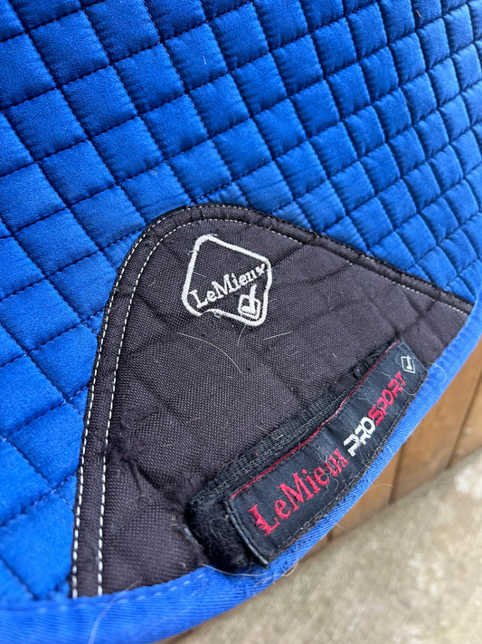 Lei Mieux benneton blue saddlepad