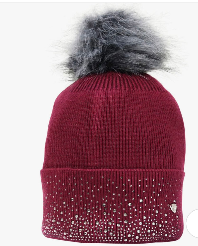 Hy Equestrian Synergy Diamante Bobble Hat