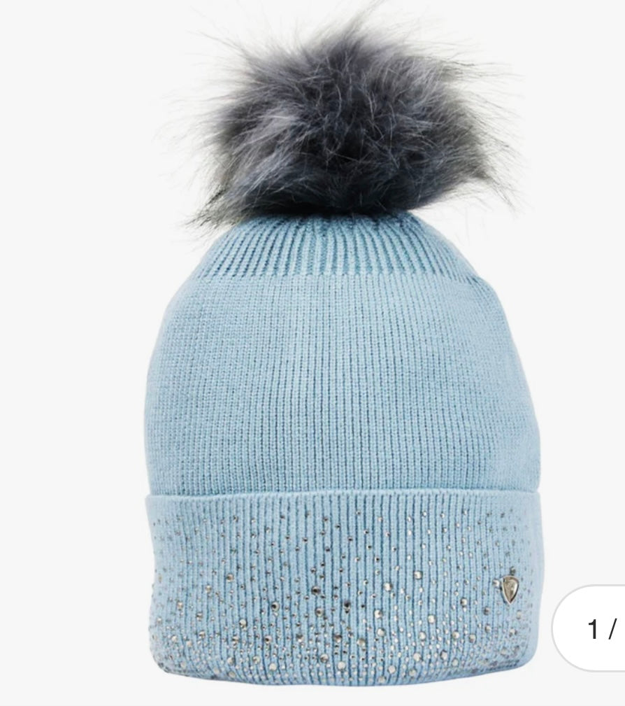 Hy Equestrian Synergy Diamante Bobble Hat