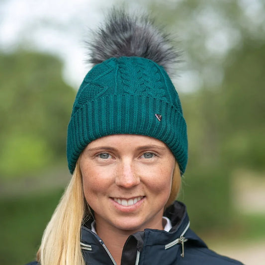 Hy Equestrian Vanoise Knitted Bobble Hat