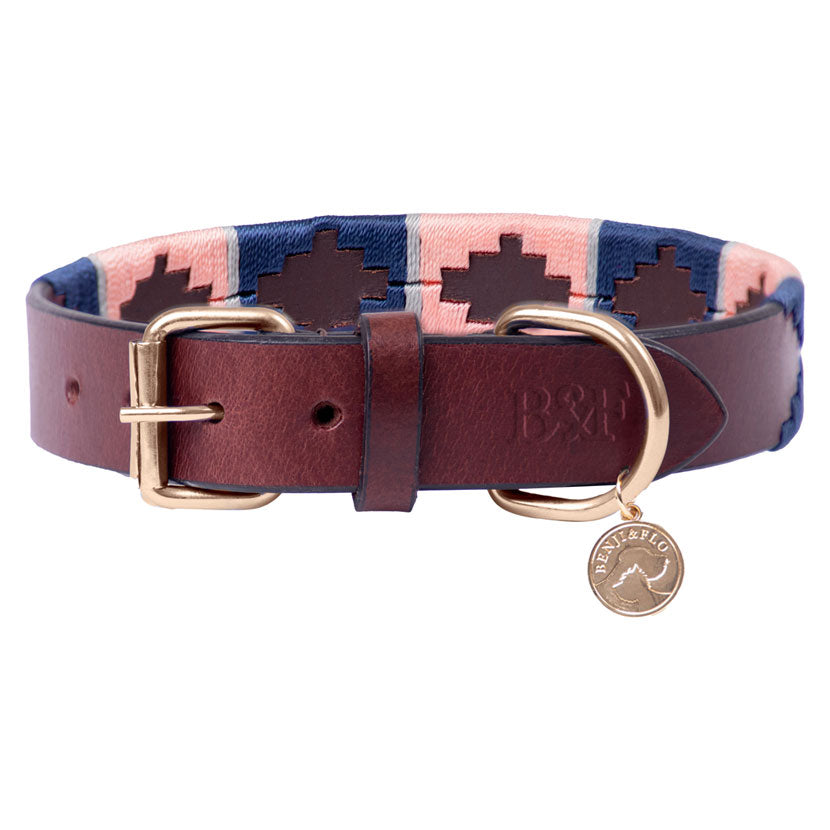 Benji & Flo Sublime Polo Leather Dog Collar