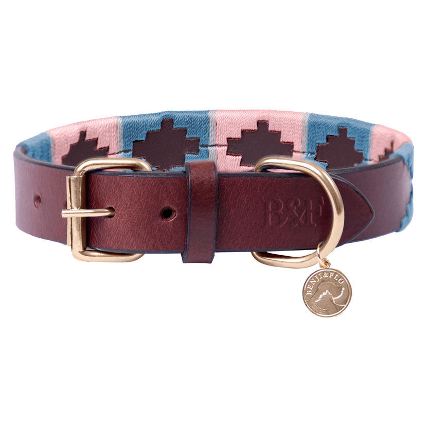 Benji & Flo Sublime Polo Leather Dog Collar