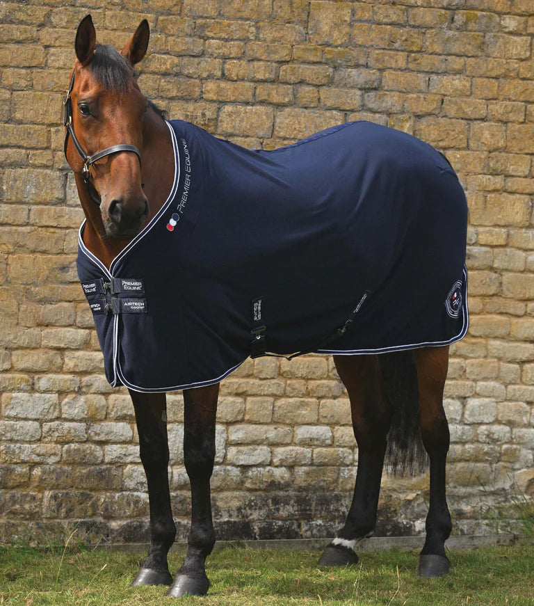 Premier Equine Airtech Horse Cooler Rug Navy