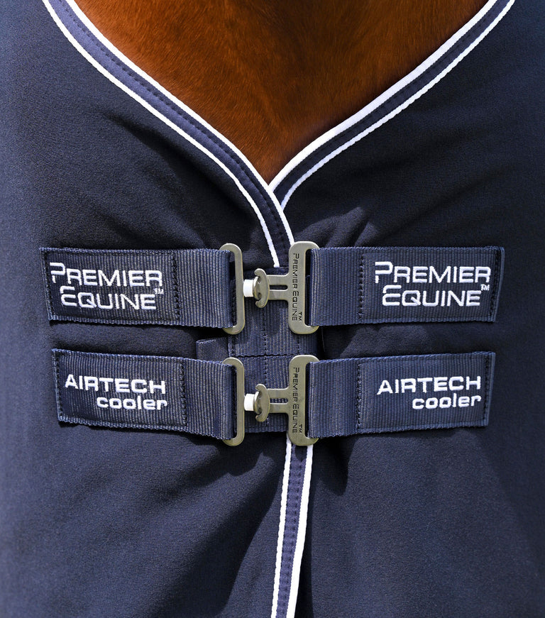 Premier Equine Airtech Horse Cooler Rug Navy