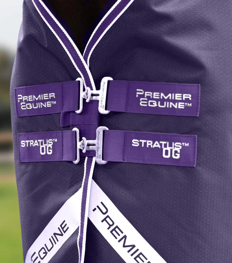 Premier Equine Stratus 600D Series 0g Original Turnout Rug Purple