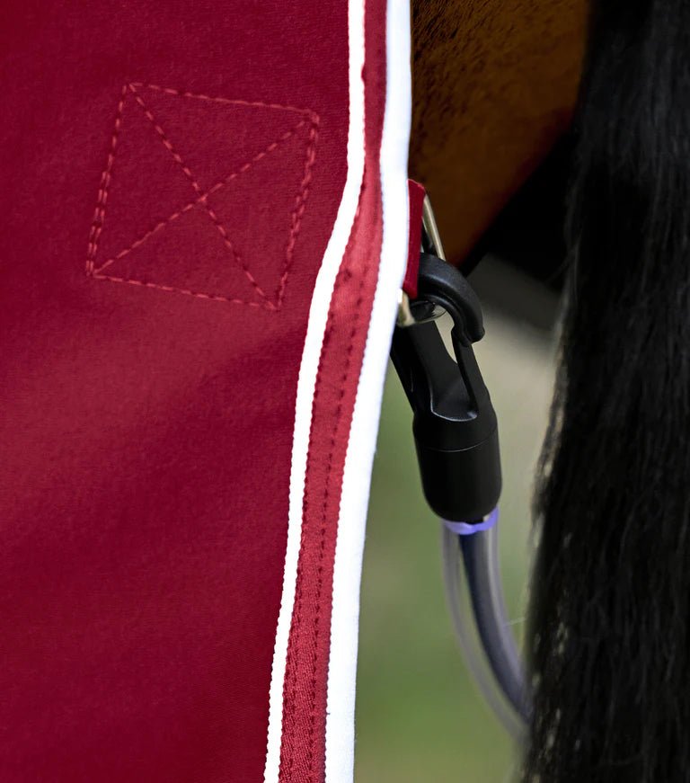 Premier Equine Airtech Horse Cooler Rug Burgundy
