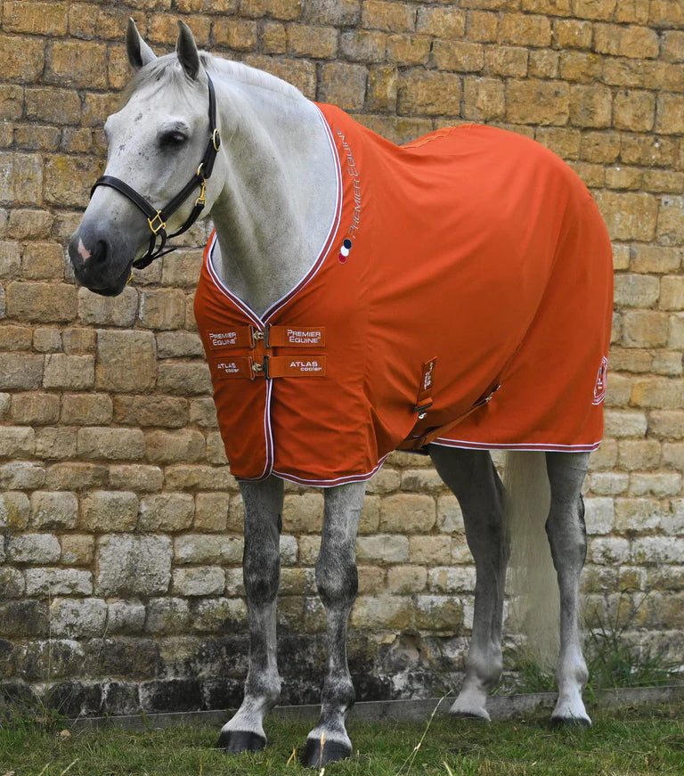 Premier Equine Atlas Horse Cooler Rug Burnt Orange