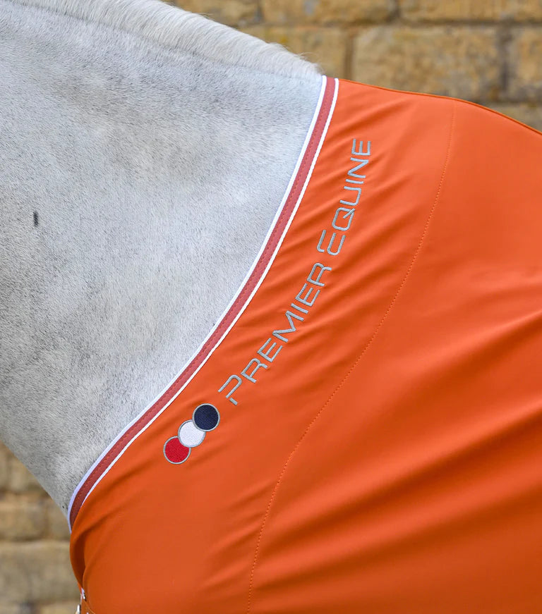 Premier Equine Atlas Horse Cooler Rug Burnt Orange
