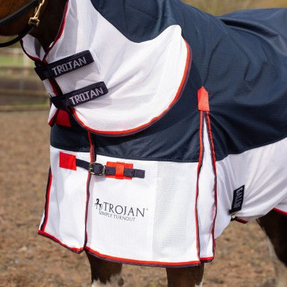 TROJAN Turnout Fly Rug Combo