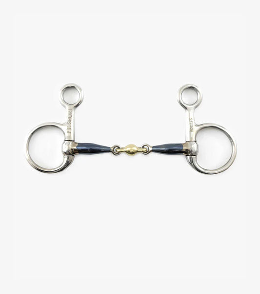 Blue Sweet Iron Hanging Cheek with Brass Alloy Lozenge