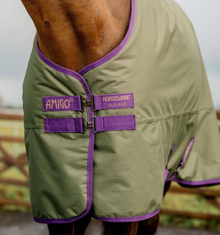 Horseware Amigo Hero Ripstop 50g With Fleece Lining