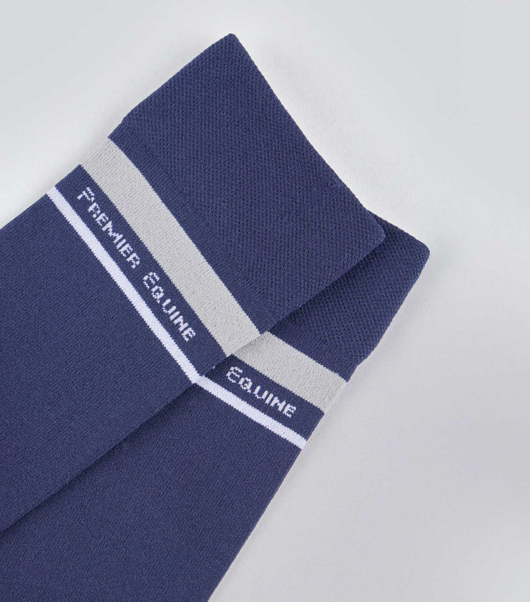Premier Equine Long Riding Socks Navy